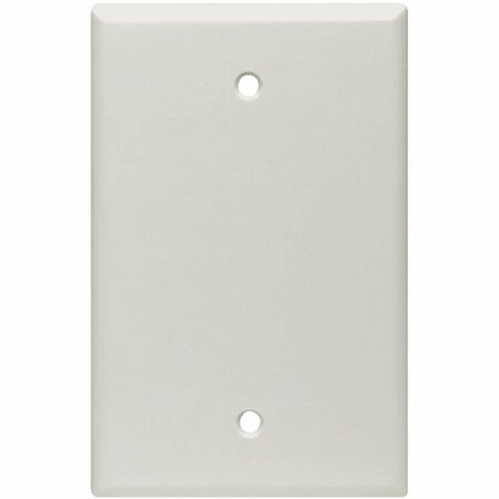 LEVITON 1-Gang Midway Thermoset Blank Wall Plate, White 003-80514-00W